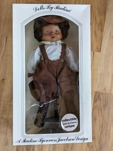 Vintage Dolls By Paulina V-106 George Black Boy 18" Doll - Picture 1 of 5