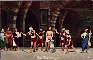 AK Geißelung Christi durch römische Soldaten hinten geteilt unbespielt - Bild 1 von 2