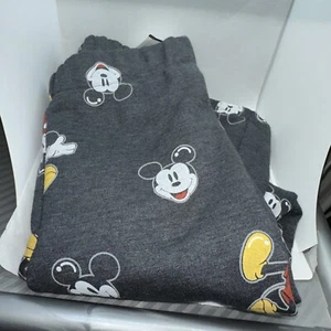 Kid’s Size 8 Gray PJ Lounge Sweet Pants with Mickey Mouse Disney - Picture 1 of 3