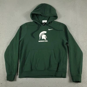 Nike Michigan State Spartans Sweater Mens Medium Green Pullover Sweatshirt - Picture 1 of 10