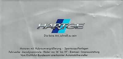Hartge BMW Tuning Car Range (made In Germany) _1998 Prospekt / Brochure • 19€