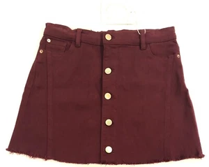 NEW DL1961 Mini Skirt Girls Size 16 Jenny Y2K Denim Raw Hem Boho Festival $48 - Picture 1 of 9