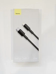 Baseus USB Cable - iPhone to USB C - 2m - 20W - iPhone 13 14 #CATLGD-A01 - Picture 1 of 7