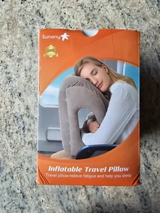 Ergonomic and Comfy Neck Inflatable Pillow for Traveling, Sunany. - Picture 1 of 4