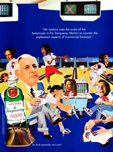 TANQUERAY GIN AD #42 RARE 1998 OUT OF PRINT VINTAGE MR. JENKINS - Picture 1 of 1