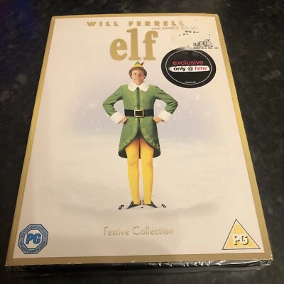 ELF DVD Will Ferrell (2003) NEW SEALED HMV Exclusive Sleeve - Image 1 of 2