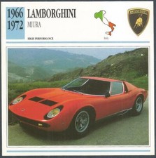 EDITO-SERVICE S A 1991 CLASSIC CARS-1966-1972-LAMBORGHINI MIURA