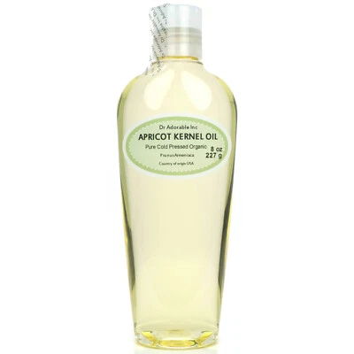 PURE APRICOT KERNEL OIL COLD PRESSED ORGANIC UNCUT RAW VIRGIN  - Image 1 of 4