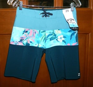 NWT BILLABONG boy's Tribong Pro Blue Botanical BOARD SHORTS* Size 25 - Picture 1 of 3