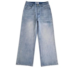 Vintage Y2K Style Baggy Jeans Light Wash Görjes Denim Size 38x36 - Picture 1 of 10