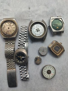 Lote de relojes mecánicos vintage - 8 piezas (Omex, Onyx, Seiko 5, movimientos de damas) - Imagen 1 de 24