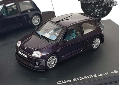 Eagle Universal Hobbies 1/43 Scale 1826 - Renault Clio Sport V6 - Purple - Image 1 of 4