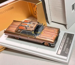 ZD MK 1:64 HELI Marrón Deville Muscle Lowrider Modelo Deportivo Diecast Metal Coche BN - Imagen 1 de 10