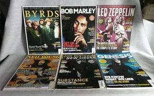 6 X The Ultimate Music Guide Magazine Led Zeppelin Byrds Bob Marley Neil Young - Picture 1 of 8