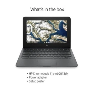 HP 11.6" 11A G8 CHROMEBOOK INTEL CELERON 4GB MEMORY 32GB eMMC WIRELESS WIFI 3LBS - Picture 1 of 6