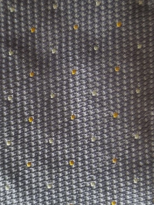 TURNBULL & ASSER SILK TIE SKY BLUE YELLOW & WHITE POLKA DOT GRENADINE A STUNNER — 第 1/4 张图片