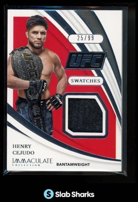 2021 PANINI IMMACULATE COLLECTION UFC #S-HCJ HENRY CEJUDO SWATCHES /99 - Изображение 1 из 4