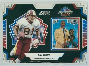 2025 Panini Score Football Men of Canton 19 Art Monk, Washington Redskins AB1 - Foto 1 di 2