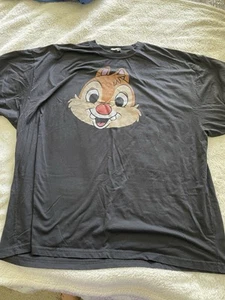 Walt Disney World Men's Chip N' Dale Black Shirt; Size Men’s 5XL - Picture 1 of 5