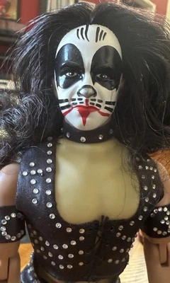 KISS Peter Criss Figures toy co Mego 12 Inch (1:6) Figure 1st Album Costume - Image 1 of 4