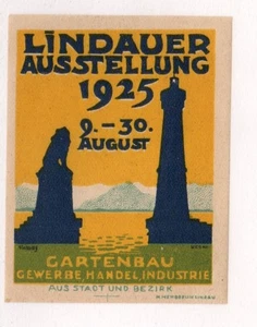 German Advertising- 1925 Horticulture, Trade, & Industry Exhibition, Lindau- MNH - Picture 1 of 1