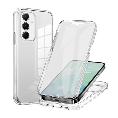 LBH TEC-EXPERT Handy Hülle für Samsung Galaxy A15 / A15 5G Smartphone 360 Grad Bumper Cover