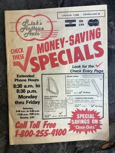 Selten Original Juni 1978 Ricks Antik Auto 31 Seiten Katalog Shawnee Mission KS - Bild 1 von 4