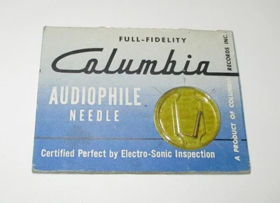 Aguja vintage Columbia W-6A 78 RPM para cartuchos Webster F15, F16, F18 y F19 Foto 1 de 3