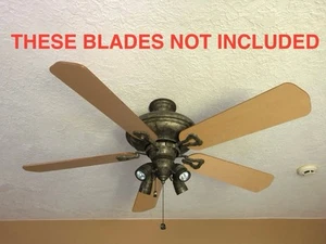 Casablanca Brescia 9576D 3-speed 44” ceiling fan in Vintage Pewter w/ K4M light - Picture 1 of 7