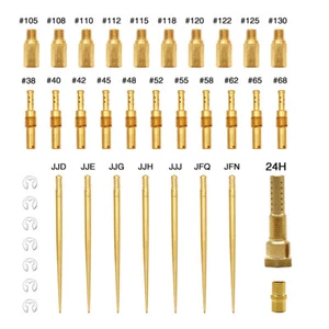 Kit de reparación de carburador de 24 orificios PE 26-28 21-34 soporte de aguja de chorro lento atomizador - Imagen 1 de 5