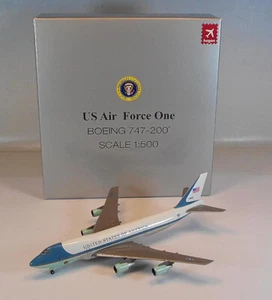 Hogan 1/500 Nº 9437 Boeing 747-200 Air Force One Maschina Presidencial EE. UU. EMBALAJE ORIGINAL #692 - Imagen 1 de 2