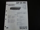 Original Service Manual Schaltplan  Sony Cdp-591 M51