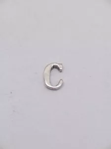 Spilla da giacca con iniziale - C - in ARGENTO 925 - Pins - lettera - alfabeto - - Imagen 1 de 3
