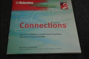 US Robotics Volume 3 56K Connections Installation Internet Communications CD-ROM - Picture 1 of 6