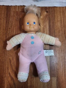 Vintage 1990 Baby Beans Pink Pajama 10" Baby Doll Meritus - Picture 1 of 6