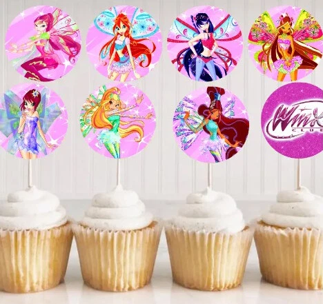 Winx Fiesta Banner Cumpleaños Set Platos Tazas Artículos Bolsas Favor Caja Toppers Foto 1 de 1