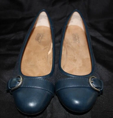 Croft & Barrow Ortholite Mujer Estilo Ballet Plano, Azul Marino EE. UU. Talla 7 Foto 1 de 4