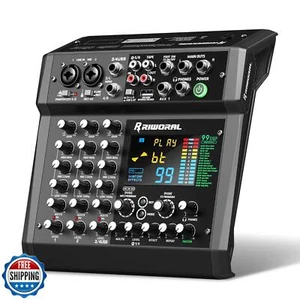 Placa de sonido mezcladora de interfaz de audio de 6 canales 99 efectos digitales DSP con 48 kHz - Imagen 1 de 5