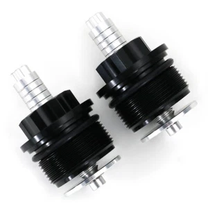 Tapa de horquilla de precarga 39 mm pernos ajustables mercado de repuestos apto para Harley FXLR 1987-1994 - Imagen 1 de 10
