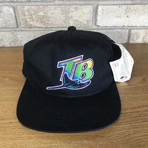 Vintage Tampa Bay Rays Outdoor Cap Hat Snapback Youngan 90s 2000s Vtg Plain Logo - Picture 1 of 8