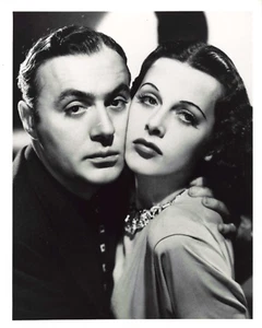 FOTO KINO SCHAUSPIELERIN HEDY LAMARR CASBAH SILBERABZUG HD 25 x 20 CM - Bild 1 von 2