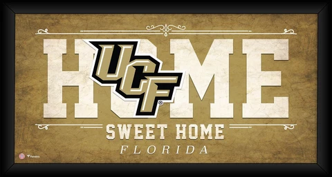 UCF Knights Framed 10" x 20" Home Sweet Home Collage Cover
