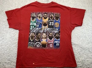 Team Lebron Team Steph Shirt Mens Large KD Harden Westbrook Giannis more NBA - Picture 1 of 7