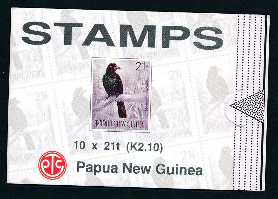 1993 PAPUA NEW GUINEA K2.10 BIRD OF PARADISE (MAY 92) SHORT BOOKLET FINE MINT - Image 1 of 1