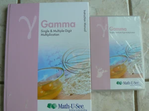 Math-U-See GAMMA Instruction Manual & Sealed DVD 2012 Demme TE $70+ MSRP - Picture 1 of 9