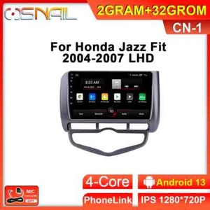 2004-07 Android Auto Radio For Honda Jazz City GPS Navi Screen Car Video Player - Picture 1 of 32