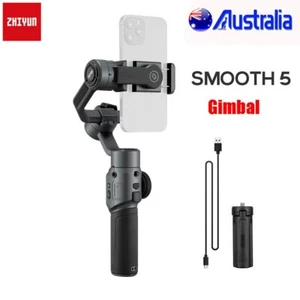 Zhiyun Smooth 5 3-Axis Handheld Gimbal for Smartphone iPhone Samsung iOS Android - Picture 1 of 10