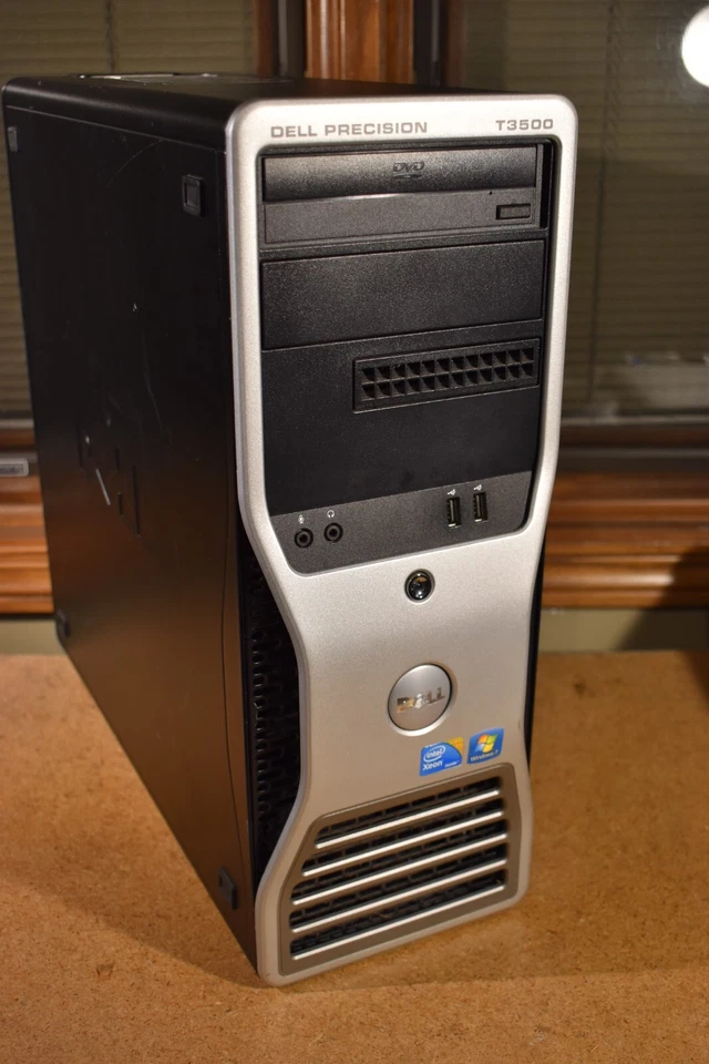 Dell Precision T3500 Xeon W3670 3.2GHz 24GB RAM 500GB HD Windows XP Pro x64 bit - Image 1 of 4