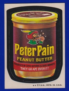 PETER PAIN 1974 TOPPS WACKY PACKAGES series 6 VG-EX - Picture 1 of 2