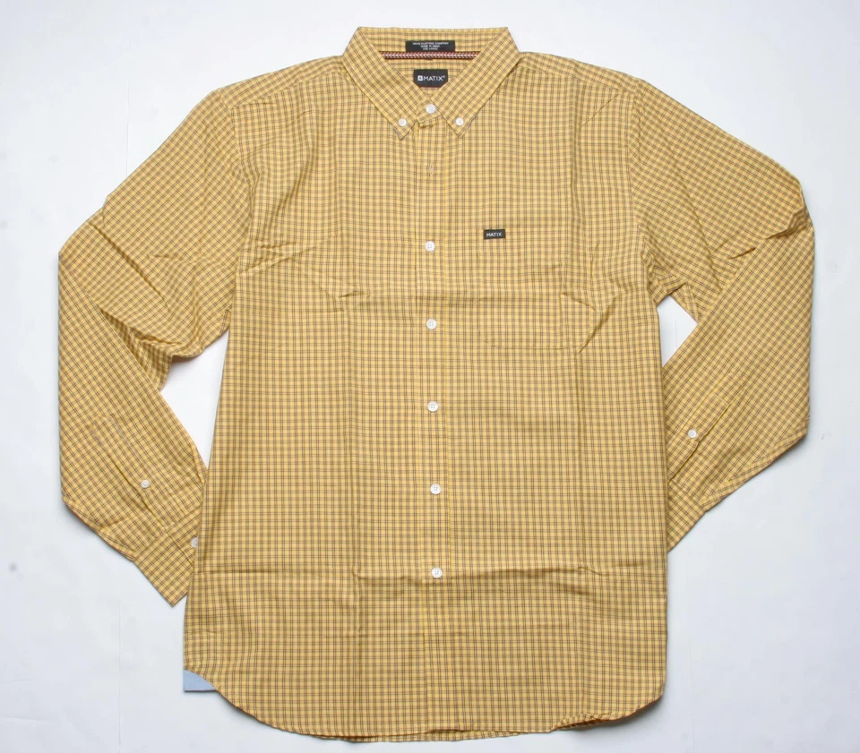 MATIX London Woven Shirt (L) Gold - Image 1 of 1